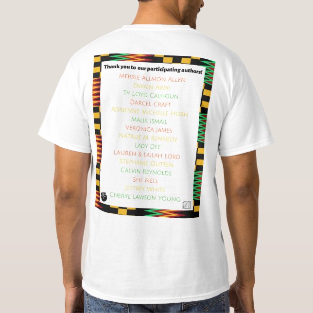 Official Tampa Bay Black Authors Expo 2019 shirt (Back)