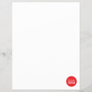 Official Taste Tester Flyer