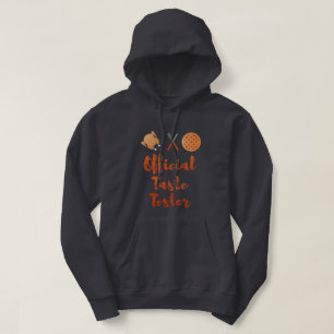 Official Taste Tester Thanksgiving Glitter Hoodie