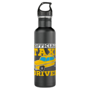 Official Taxi Driver Taxicab Cab Driver Cabbie 1 710 Ml Water Bottle