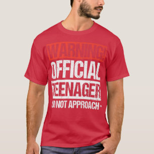 Official Teenager 13 Year Old Funny 13th Birthday T-Shirt