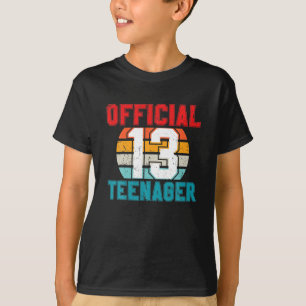 OFFICIAL Teenager 13 Years Old Gifts 13th Birthday T-Shirt