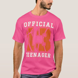 Official Teenager 13Th Birthday Boy Party Basketba T-Shirt
