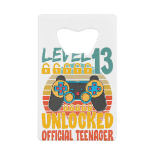 Official Teenager 13th Birthday Level 13 Unlocked