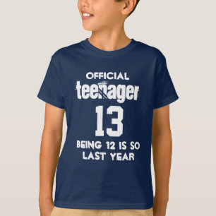 Official Teenager 13th Birthday Tshirt