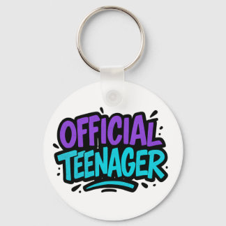 Official Teenager – Fun 13th Birthday for teens Key Ring