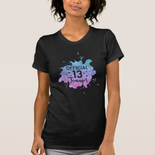 Official Teenager Girl 13th Birthday T-Shirt