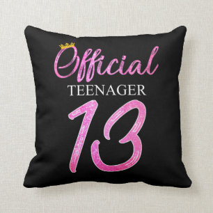 Official Teenager Girl Princess 13th Birthday 2008 Cushion