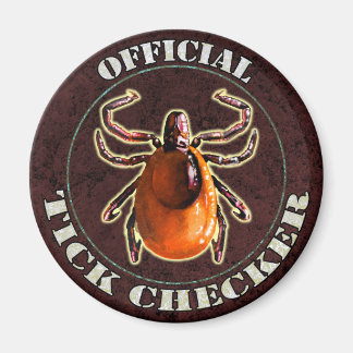 Official Tick Chequered fridge magnet