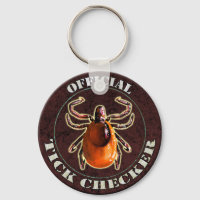 Official Tick Chequered keychain