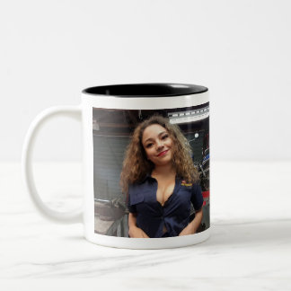 Official Tool Girl Jade drinking vessel Two-Tone Coffee Mug