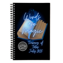 Official Tourney of Tales July 2025 Bullet Journal