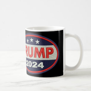Official Trump 2024 Embroidery Emblem Coffee Mug