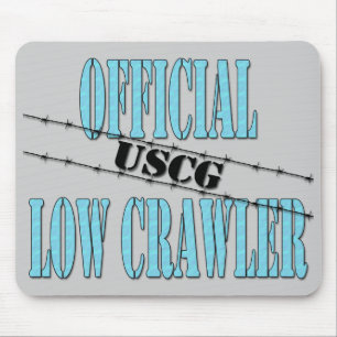Official USCG Low Crawler Mouse Mat