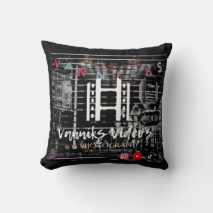 Official Van Fan Throw Pillow_VenniceLogo Cushion