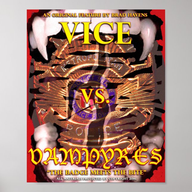 Official Vice vs. Vampyres Poster (Front)