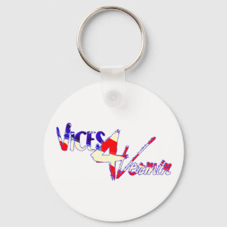 Official Vices 4 Vermin button Key Ring