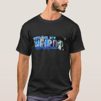 OFFICIAL WAITING 4 THE BUS WEIRDO TEE 2916 BLUE
