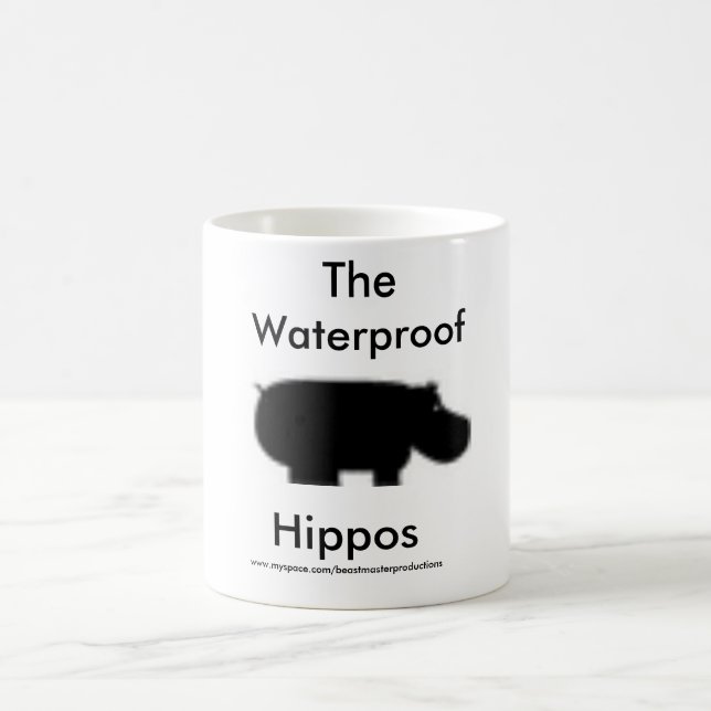 Official Waterproof Hippos Mug (Center)