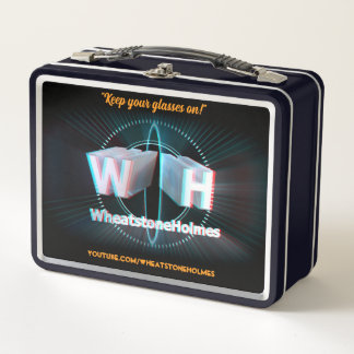 Official WheatstoneHolmes YouTube stereoscopic 3D Metal Lunch Box
