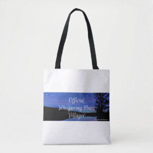 Official Whispering Pine Villager large tote Bag