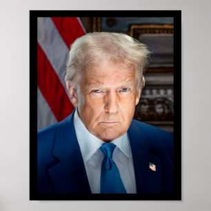 Official White House Portrait Donald J Trump 2025 Poster