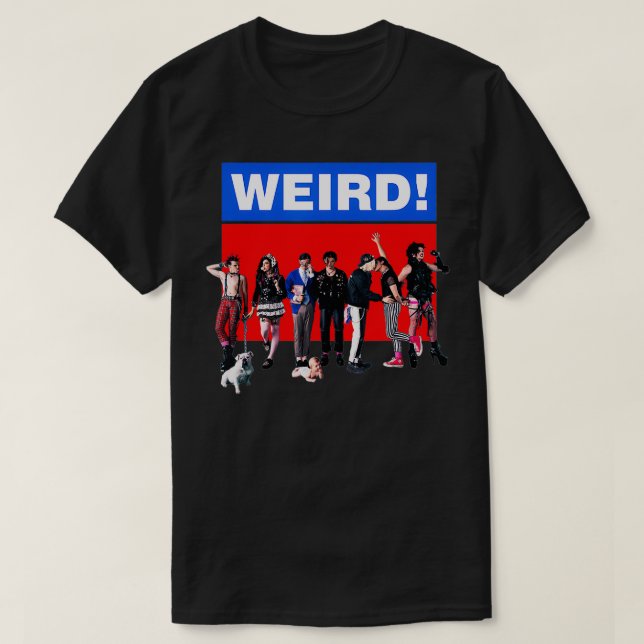 Official Yungblud Weird White  T-Shirt (Design Front)