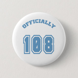 Officially 108 6 cm round badge