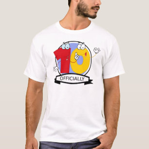 Officially 10 Birthday Logo T-Shirt