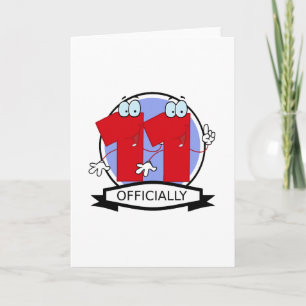 Officially 11 Birthday Banner Card