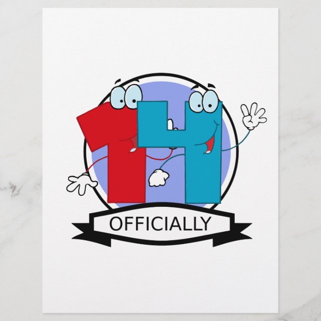 Officially 14 Birthday Banner (Front)