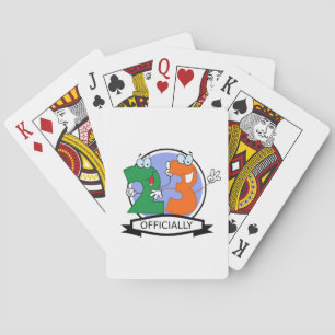 Officially 23 Birthday Logo Playing Cards