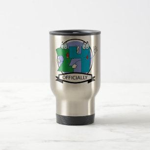 Officially 24 Birthday Logo Travel Mug