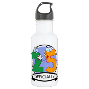 Officially 25 Birthday Logo 532 Ml Water Bottle