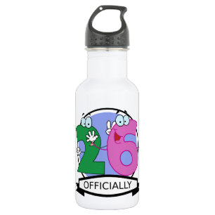 Officially 26 Birthday Banner 532 Ml Water Bottle