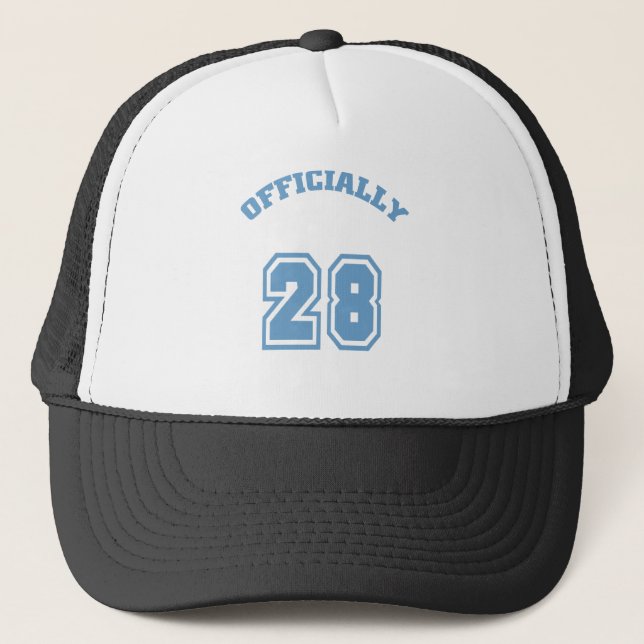 Officially 28 trucker hat (Front)