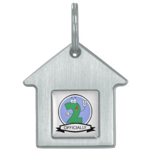 Officially 2 Birthday Banner Pet Tag