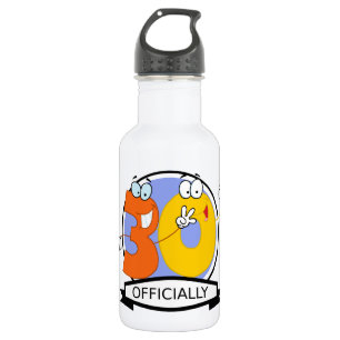 Officially 30 Birthday Banner 532 Ml Water Bottle