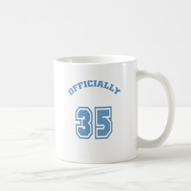 Officially 35 coffee mug (Right)
