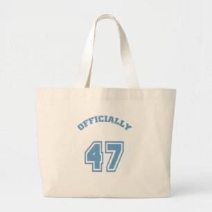 Officially 47 large tote bag