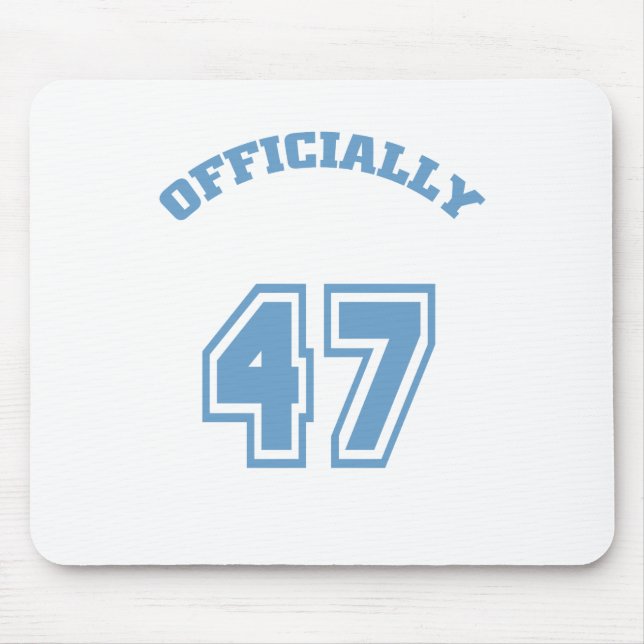 Officially 47 mouse mat (Front)