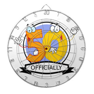Officially 50 Birthday Banner Dartboard
