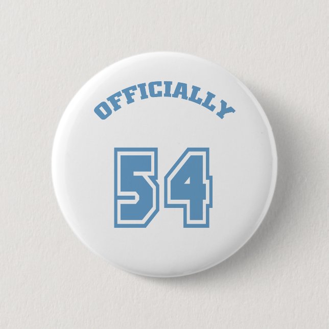 Officially 54 6 cm round badge (Front)