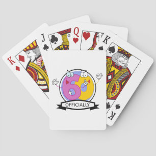 Officially 60 Birthday Banner Playing Cards