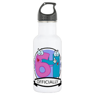 Officially 64 Birthday Banner 532 Ml Water Bottle