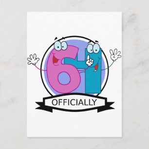 Officially 64 Birthday Banner Postcard
