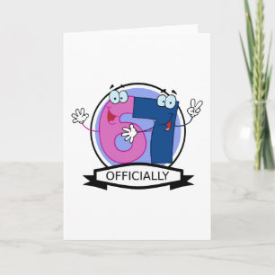 Officially 67 Birthday Banner Card