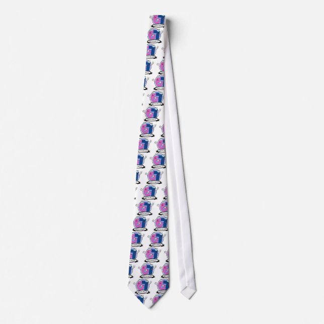 Officially 67 Birthday Banner Tie (Front)