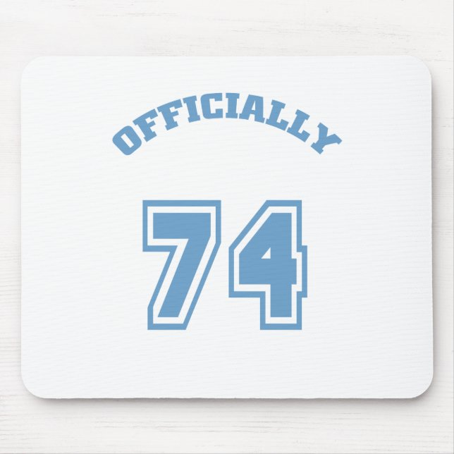 Officially 74 mouse mat (Front)