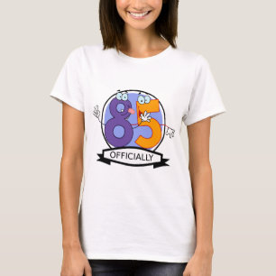 Officially 85 Birthday Banner T-Shirt